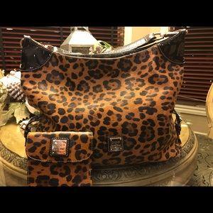 Purse & Wallet Red/Black Patton Leather Details.